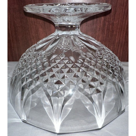 Cristal D'arques Crystal LONGCHAMP Large Footed Centerpiece Bowl - Picture 6 of 7